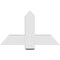 Ekena Millwork Eugene Architectural Grade PVC Gable Bracket, 36"W x 21"H x 4"D x 6"F, 14/12 Pitch GBP036X21X0406EUG00 - alternate 5